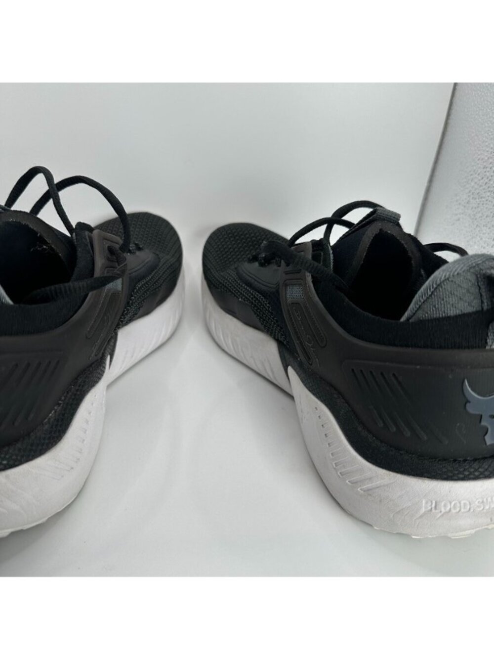 Under Armour Project Rock 5 Shoes Womens Size 10 Black Running Gym Cushuined - Picture 7 of 11